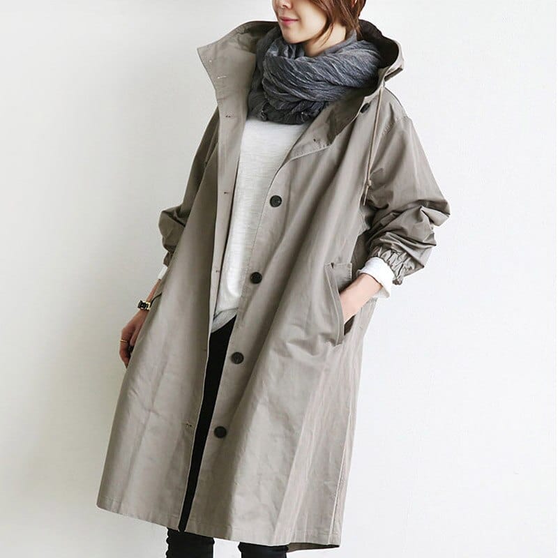 Andréa｜Imperméable trench-coat élégant